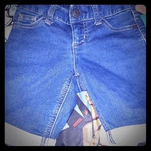 Justice denim shorts